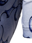 abordables Camisas estampadas para hombre-Hombre Camisa Print Graphic Cuello Vuelto Calle Diario 3D Abotonar Manga Corta Tops Design Casual Moda Cómodo Azul / Blanco