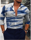 Недорогие Рубашка мужская с принтом-новый продукт трансграничная весенняя и осенняя печать легкая деловая тонкая верхняя планка индивидуальный дизайн мужская рубашка с длинными рукавами