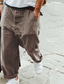 זול מכנסי טרנינג-2021 אמזון רחוב חדש לגברים בסגנון שרוכים רופפים צבע אחיד בגודל גדול מכנסיים רגילים בסגנון רטרו בסגנון רטרו