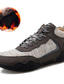 cheap Men&#039;s Sneakers-Men&#039;s Sneakers Daily Outdoor Cowhide Black Gray Brown Fall Winter Spring
