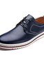 baratos Sapatos Oxford para Homem-Homens Oxfords Sapatos formais Negócio Casual Diário Festas &amp; Noite Caminhada Couro Preto Marron Azul Outono Primavera