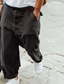 levne Tepláky-2021 amazon new pánské streetové volné šněrovací styl jednobarevné velké velikosti retro styl ležérní kalhoty