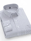 cheap Dress Shirts-Men&#039;s Shirt Dress Shirt Plaid / Check A B C D E Work Casual Long Sleeve collared shirts Clothing Apparel Designer Business Formal Casual