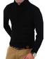 cheap Men&#039;s Pullover Sweater-Men&#039;s Sweater Pullover Sweater jumper Cable Knit Knitted Braided Pure Color V Neck Stylish Casual Daily Holiday Clothing Apparel Fall Winter Light gray Dark Gray S M L / Long Sleeve / Long Sleeve