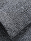 levne pánský svetr cardigan-Pánské Svetr Svetr Cardigan Rýhovaný Plést Pletený Pevná barva Košilový límec Základní stylové Denní Dovolená Oblečení Zima Podzim Černá Fialová M L XL