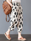 cheap Plain Cotton Linen Pant-Women&#039;s Normal Cotton Linen Pants Chinos Pants Trousers Fashion Ankle-Length Mid Waist Plain Side Pockets Baggy Comfort Micro-elastic Work Casual Weekend Black-White Black+Grey Black White Summer
