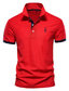 cheap Classic Polo-Men&#039;s T shirt Tee Polo Shirt Golf Shirt Fashion Streetwear Sportswear Summer Short Sleeve Black / Red Black / Orange White Red Navy Blue Royal Blue Striped Collar Outdoor Street Zipper Print Clothing