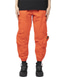 preiswerte Cargohosen-Herren Cargohose Jogger Multi-Pockets Reißverschlusstasche Hose Sport und Freizeit Arbeitshose Streetwear Mode Jogginghose Baumwollhose Schwarz Orange