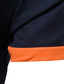 levne klasické polo-Pánské Tričko Polo trička Golfová košile Módní Šik ven Sportovní oblečení Léto Krátký rukáv Černočervená černá / oranžová Bílá Rubínově červená Námořnická modř Námořnická modř Proužky Límeček