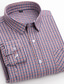 Χαμηλού Κόστους Επίσημα πουκάμισα-Ανδρικά Πουκάμισο Επίσημο Πουκάμισο Μακρυμάνικο Καρό Τετράγωνη Λαιμόκοψη Α B C D Ε Causal Καθημερινά γιακά πουκάμισα Ρούχα Υψηλής Ποιότητας