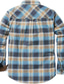 cheap Flannel Shirts-Men&#039;s Flannel Shirt Plaid Turndown Green Blue Royal Blue Red Light Blue Long Sleeve Print Street Daily Button-Down Tops Fashion Casual Comfortable