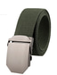 cheap Men&#039;s Belt-Men&#039;s Belt Cotton Designer Belts Outdoor Sports Outdoor Hiking Pure Color Black Army Green