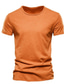 billige Casual T-shirts til mænd-herre t-shirt kortærmet ensfarvet plus size rund hals afslappet dagligt tøj tøj sportstøj basic casual hvid sort grå