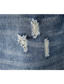 preiswerte Lässige Shorts-Herren Jeans Shorts Kurze Hosen Jeans im Used-Look Zerrissen Modisch Streetstyle Blau 28 29 30