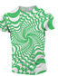 billiga T-shirts med 3D-tryck till herrar-Herr Skjorta T-shirt Grafisk 3D Rund hals Svart Ljusgrön Rodnande Rosa Blå Purpur Plusstorlekar Ledigt Kortärmad Mönster Kläder Streetwear drivna