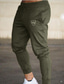 economico Pantaloni della tuta-Per uomo Pantaloni da pista Sportivo Geometrica Verde militare Nero Cachi S M L