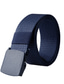 cheap Men&#039;s Belt-Men&#039;s Belt Knit Designer Belts Outdoor Sports Outdoor Hiking Pure Color Black Blue