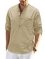 billiga fritidsskjortor för män-herrskjorta enfärgad turndown gata casual button-down långärmade toppar casual mode andas bekväm grön svart grå sommarskjortor