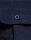 billige Hverdagsskjorter-Herre Skjorte Flanell skjorte Fløjlsskjorte Helfarve Grøn Blå Gul Rød Brun Afslappet Daglig Kortærmet Knap ned Tøj Mode Letvægt Afslappet Åndbart