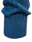 Недорогие мужской пуловер-свитер-Муж. Вязаная ткань Пуловер Свитер Вафельная ткань Вязать Укороченный Трикотаж Сплошной цвет Вырез под горло Классический Стиль на открытом воздухе Повседневные Одежда Зима Осень Синий Хаки S M L