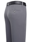 tanie Chinosy-Męskie Garnitury Typu Chino Spodnie Spodnie Kieszeń Jednokolorowe Komfort Oddychający Biznes Codzienny Moda Formalny Czarny Szary Elastyczny