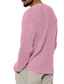 cheap Men&#039;s Pullover Sweater-Men&#039;s Sweater Pullover Sweater jumper Ribbed Knit Knitted Solid Color V Neck Basic Stylish Daily Holiday Clothing Apparel Fall Winter Pink Army Green M L XL / Long Sleeve / Long Sleeve / Weekend