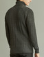 ieftine pulover pentru bărbați-Bărbați Pulover Pulover pulover Pulover cu gât rotic Striat Tricotat Tricotat Culoare solidă Guler Pe Gât De Bază Casual Zilnic Concediu Îmbrăcăminte Iarnă Toamnă Negru Kaki M L XL