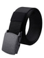 cheap Men&#039;s Belt-Men&#039;s Belt Knit Designer Belts Outdoor Sports Outdoor Hiking Pure Color Black Blue