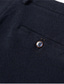 رخيصةأون تشينو-رجالي بدلة تشينوز بنطلونات بنطلون جيب لون الصلبة راحة متنفس عمل فضفاض موضة رسمي أسود رمادي غامق قابل للبسط