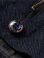 preiswerte Chinos-Herren Anzughosen Chinesisch Chino Hose Hose Tasche Feste Farbe Komfort Atmungsaktiv Geschäft Casual Modisch Formell Schwarz Dunkelgray elastisch