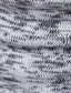 billige sweater til mænd-Herre Bluse Pullover trøje Rillet Strikke Strikket Farvegradient Rund hals Basale Stilfuld Daglig Ferie Tøj Vinter Efterår Blå Rød M L XL