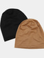 abordables Sombreros de hombre-Hombre Todo Sombrero de Beanie Negro Como la imagen De Punto Color sólido/liso Casual