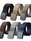 abordables Cinturones de hombre-Hombre Cinturón Punto Cinturones de diseñador Exterior Deporte Senderismo Color puro Negro Azul Piscina