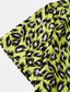 cheap Men&#039;s Printed Shirts-Men&#039;s Shirt Leopard Turndown Casual Daily Short Sleeve Tops Tropical Green