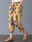 cheap Plain Cotton Linen Pant-Women&#039;s Normal Cotton Linen Pants Chinos Pants Trousers Fashion Ankle-Length Mid Waist Plain Side Pockets Baggy Comfort Micro-elastic Work Casual Weekend Black-White Black+Grey Black White Summer