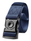 abordables Cinturones de hombre-Hombre Cinturón Nailon Cinturones de diseñador Exterior Deporte Senderismo Color puro Negro Azul Piscina