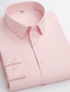Χαμηλού Κόστους Επίσημα πουκάμισα-Ανδρικά Casual πουκάμισο Επίσημο Πουκάμισο Σατέν μεταξωτό πουκάμισο Σμόκιν πουκάμισα Γραφικά Σχέδια Τετράγωνη Λαιμόκοψη Ροζ Ανοικτό Μαύρο Λευκό Κίτρινο Πράσινο Ανοικτό Μεγάλα Μεγέθη Γάμου Δουλειά