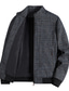 cheap Men&#039;s Jackets &amp; Coats-Men&#039;s Hooded Jacket Regular Letter Daily Basic Print Long Sleeve Black Army Green Khaki M L XL