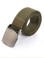 economico Cinture da uomo-Per uomo Cintura Nylon Cinture di design Esterno Sportivo Da montagna Colore puro Nero Verde militare