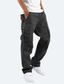 ieftine Pantaloni Cargo-Bărbați Pantaloni Cargo Pantaloni Multi Buzunare Picior drept Culoare solidă Confort Respirabil Casual Zilnic Modă Șic Stradă Negru Verde Deschis