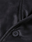 voordelige Gilets-Voor heren Vest Houd Warm Straat Feestdagen Uitgaan Enkele rij knopen V-hals Vintage-stijl Casual Jasje bovenkleding Heldere kleur Zak Zwart Bruin