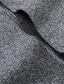 billige cardigan sweater til mænd-Herre Bluse Cardigan Sweater Rillet Strikke Strikket Helfarve Krave Basale Stilfuld Daglig Ferie Tøj Vinter Efterår Sort Vin M L XL