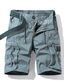 cheap Cargo Shorts-Men&#039;s Cargo Shorts Casual Solid Colored Mid Waist Black Army Green Grey Blue Khaki 29 30 31