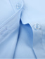 Χαμηλού Κόστους Επίσημα πουκάμισα-Ανδρικά Επίσημο Πουκάμισο Κύματα Απορρίπτω Μαύρο Λευκό Ανθισμένο Ροζ Κρασί Βαθυγάλαζο Γάμου Δουλειά Μακρυμάνικο Κουμπί-Κάτω Ρούχα Δουλειά Επίσημο Καθημερινό ΧΩΡΙΣ ζαρες