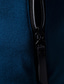 tanie Bluzy z kapturem proste-Męskie Rozpinana bluza z kapturem Ceket Ciemnoszary Granatowy Czarny Kaptur Jednokolorowe Zamek Kieszeń Święto Wyjściowe Weekend Moda miejska Nowoczesne Codzienny Zima Odzież Bluzy z kapturem Bluzy