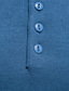 abordables suéter de los hombres-Hombre Pulóveres Tejer Cuello Barco Otoño invierno Color chocolate Estrella azul S M L / Manga Larga