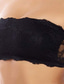 billige BH&#039;er-blonder-bh for kvinner vatterte bh-er tube-bh stroppeløse bh&#039;er full dekning scoop neck pustende usynlig blonder ren farge pull-on lukking date party &amp;amp; kveld avslappet daglig polyester 1 stk