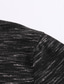 billige henley skjorter for menn-Herre Henly-skjorte T skjorte Henley Designer Lettvekt 1950-tallet Sommer Kortermet Grønn Svart Kakifarget Blå Grå Helfarge Trykt mønster Henley utendørs Avslappet Knapp ned Klær Klær Designer