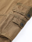 Χαμηλού Κόστους Στρατιωτικά παντελόνια-Ανδρικά Παντελόνια Παντελόνια με τσέπες Σκίσιμο Φερμουάρ Τσέπη Causal Καθημερινά Μικροελαστικό Αναπνέει Μονόχρωμο χωρίς εκτύπωση Πράσινο παραλλαγής Μαύρο Γκρίζο 30 32 34