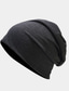 abordables Sombreros de hombre-Hombre Todo Sombrero de Beanie Negro Como la imagen De Punto Color sólido/liso Casual